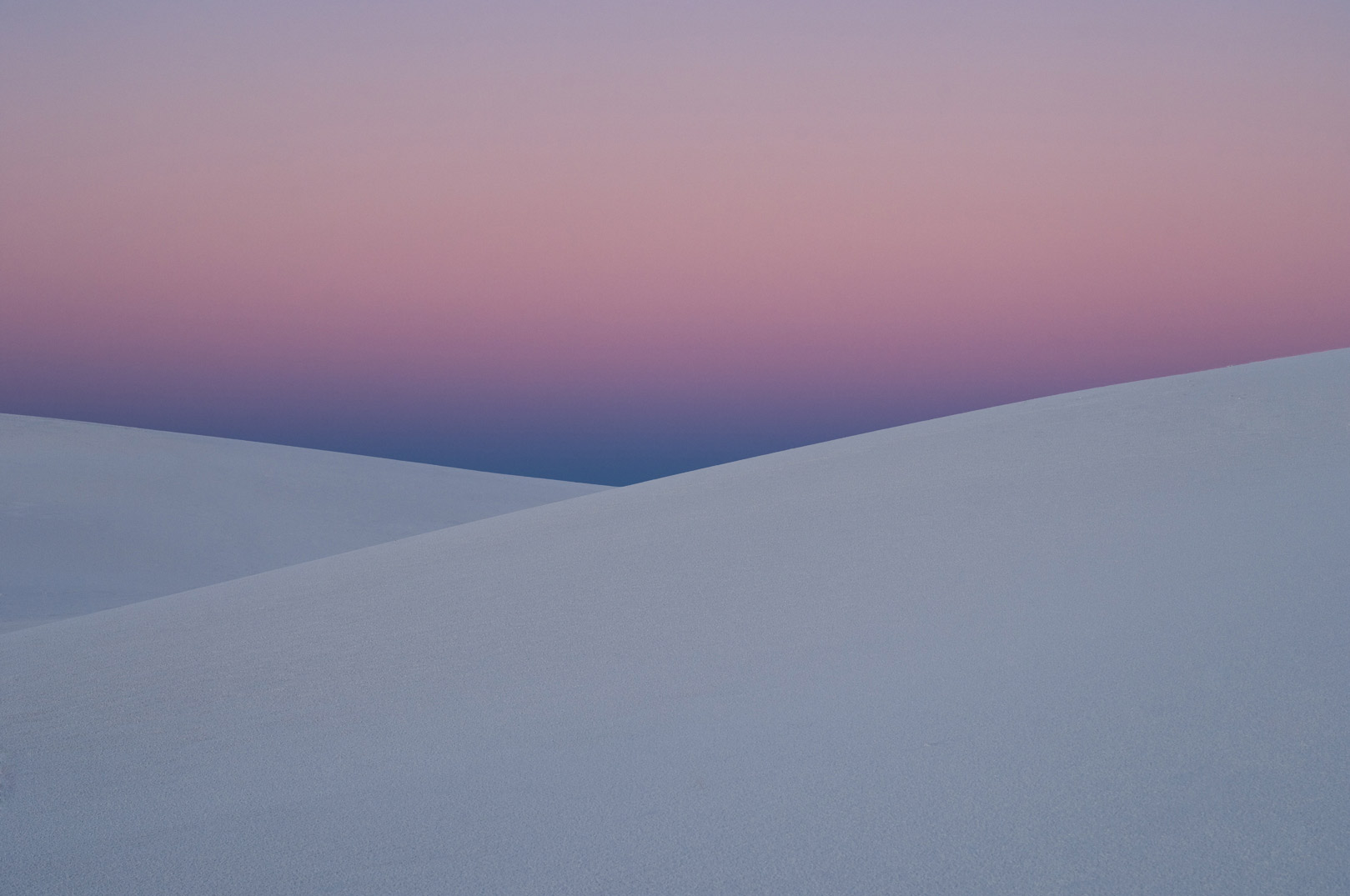 white sands dunes at sunset